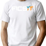 FICSIT Satisfactory Logo Classic Premium Heavyweight Cotton T-Shirt - White