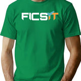 FICSIT Satisfactory Logo Classic Premium Heavyweight Cotton T-Shirt - Green