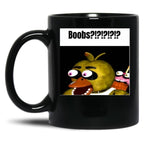 FNAF Bonnie Balls Black Coffee Mug, Gift Coffee Mug