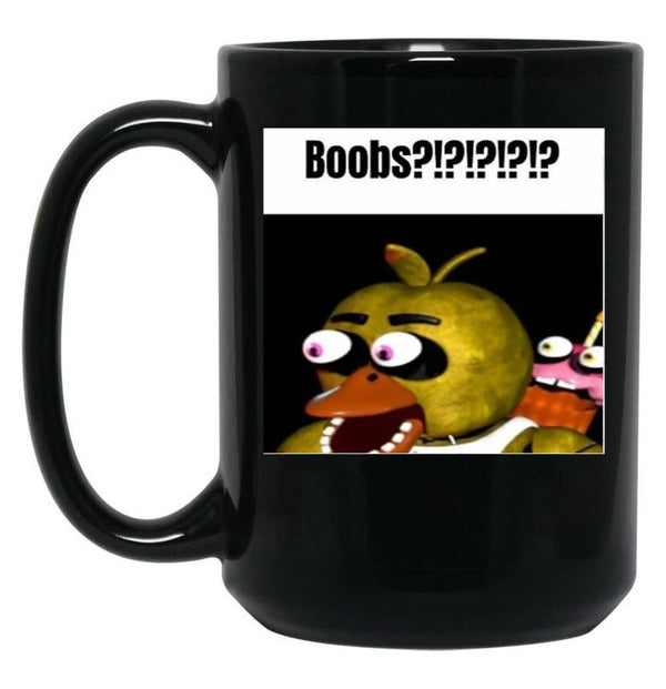 FNAF Bonnie Balls Black Coffee Mug, Gift Coffee Mug - Black