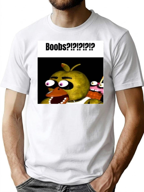 FNAF Bonnie Balls Premium Heavyweight Cotton T-Shirt - White
