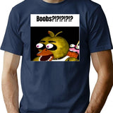 FNAF Bonnie Balls Premium Heavyweight Cotton T-Shirt - Navy