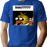 FNAF Bonnie Balls Premium Heavyweight Cotton T-Shirt - Blue