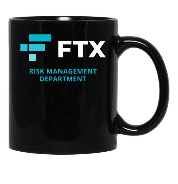 FTX Risk Management Department Fun Idea Black Coffee Mug, Gift Coffee Mug - Black