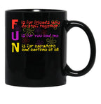 FUN Song (Spongebob Version) Black Coffee Mug, Gift Coffee Mug - Black