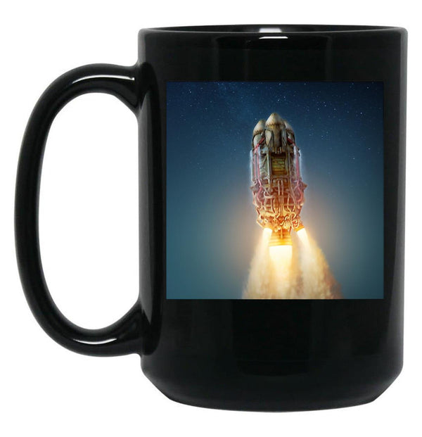Factorio Black Coffee Mug, Gift Coffee Mug - Black