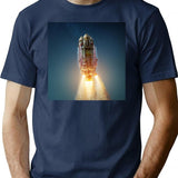 Factorio Premium Heavyweight Cotton T-Shirt - Navy