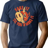 Fake It Til You Make It T-Shirt for Men & Women, T-Shirts Graphic Tee - Navy