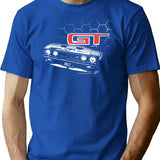 Falcon Xbgt T-Shirt for Men & Women, T-Shirts Graphic Tee - Blue