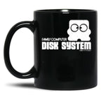 Famicom Disk Black Coffee Mug, Gift Coffee Mug