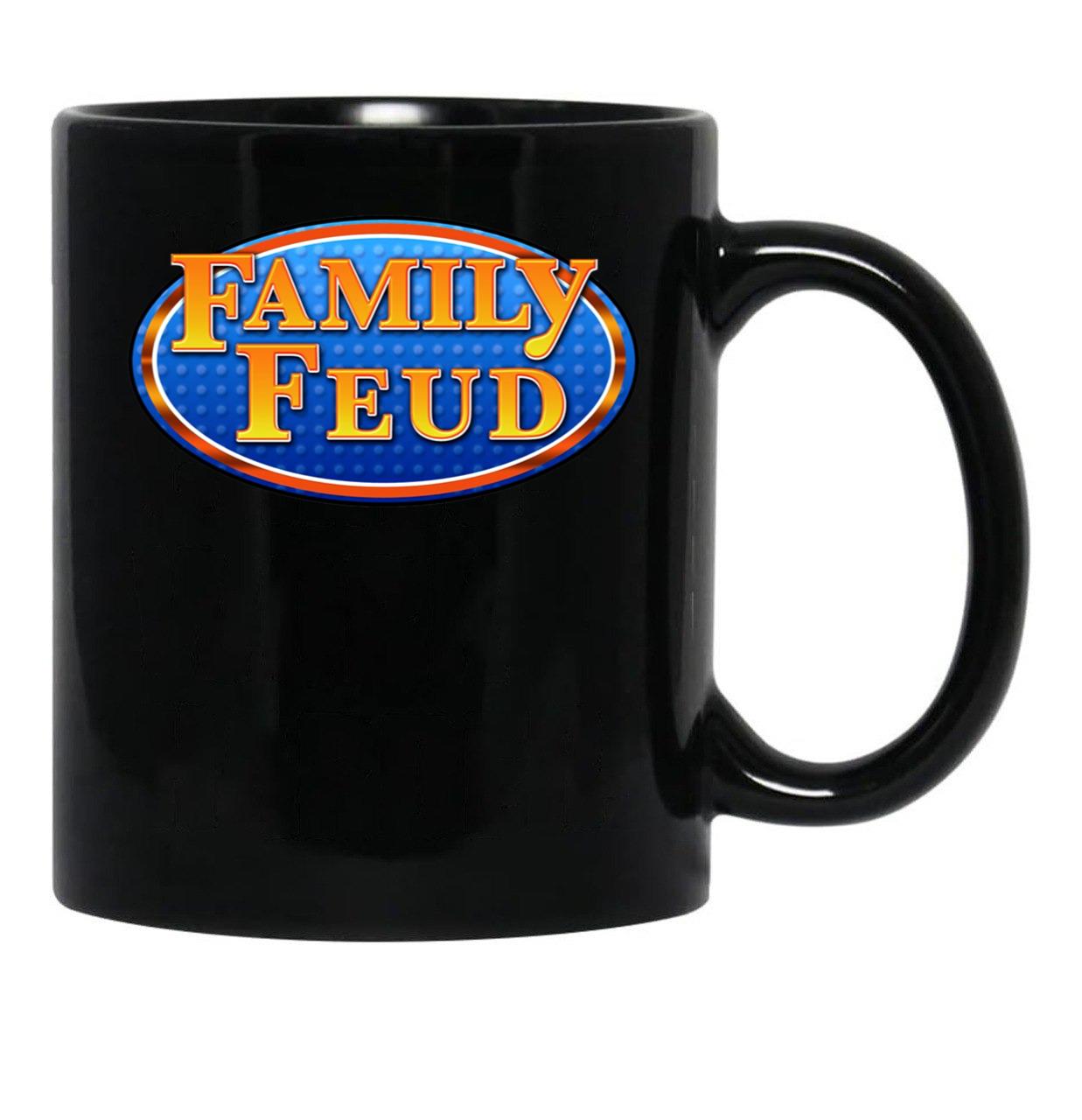 Family Feud Black Coffee Mug, Gift Coffee Mug - Black