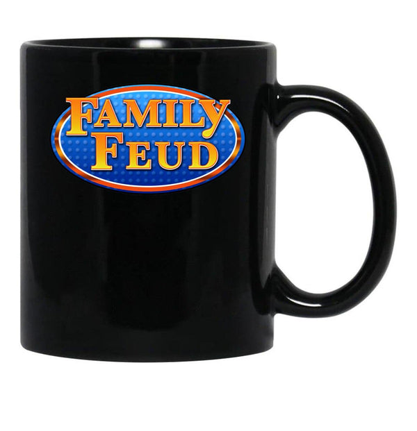 Family Feud Black Coffee Mug, Gift Coffee Mug - Black