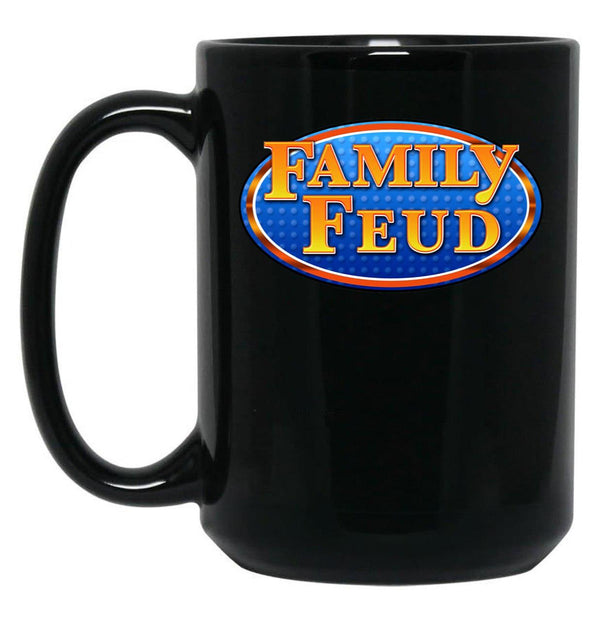 Family Feud Black Coffee Mug, Gift Coffee Mug - Black