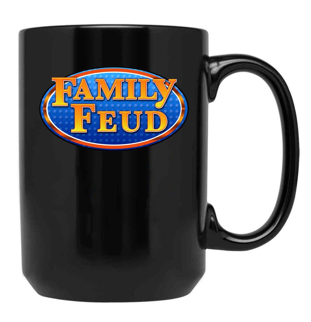 Family Feud Black Coffee Mug, Gift Coffee Mug