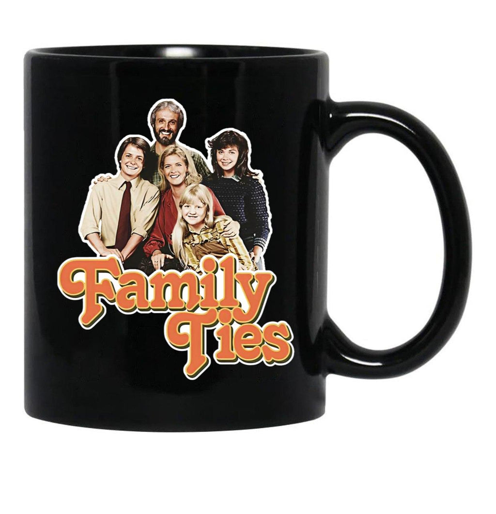 Family Ties Essential Black Coffee Mug, Gift Coffee Mug - Black
