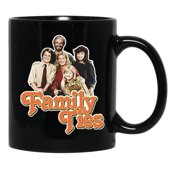 Family Ties Essential Black Coffee Mug, Gift Coffee Mug - Black