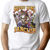 Fanclub Lucifer Short King Shirt Hazbin Hotel Characters Tshirt	Hazbin Hotel C Premium Heavyweight Cotton T-Shirt - White