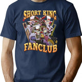Fanclub Lucifer Short King Shirt Hazbin Hotel Characters Tshirt	Hazbin Hotel C Premium Heavyweight Cotton T-Shirt - Navy