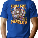 Fanclub Lucifer Short King Shirt Hazbin Hotel Characters Tshirt	Hazbin Hotel C Premium Heavyweight Cotton T-Shirt - Blue