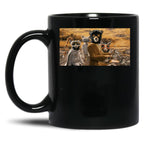 Fantastic Mr Fox Black Coffee Mug, Gift Coffee Mug