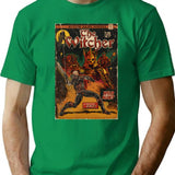 Fantasy Epic Comic Book Cover Fan Art T-Shirt for Men & Women, T-Shirts Graphic Tee - Green