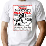 Faster Pussycat Kill Kill T-Shirt for Men & Women, T-Shirts Graphic Tee - White