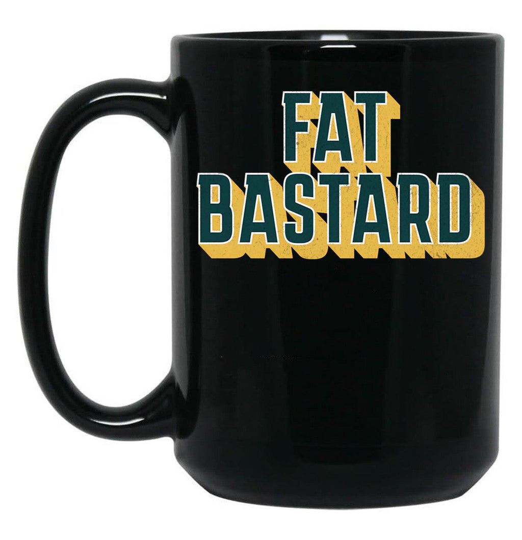 Fat Bastard Dad Funny Mom Funny Black Coffee Mug, Gift Coffee Mug