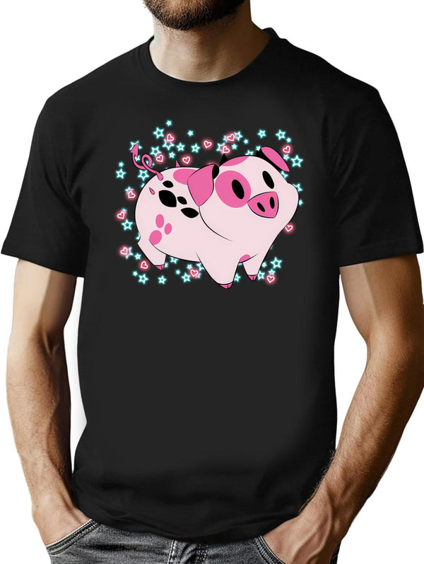 Fat Nuggets - Hazbin Hotel Premium Heavyweight Cotton T-Shirt - Black