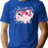 Fat Nuggets - Hazbin Hotel Premium Heavyweight Cotton T-Shirt - Blue