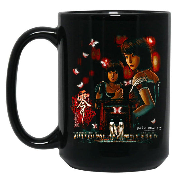 Fatal Frame 2 Black Coffee Mug, Gift Coffee Mug - Black