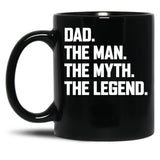 Father Black Coffee Mug, Gift Coffee Mug - Black