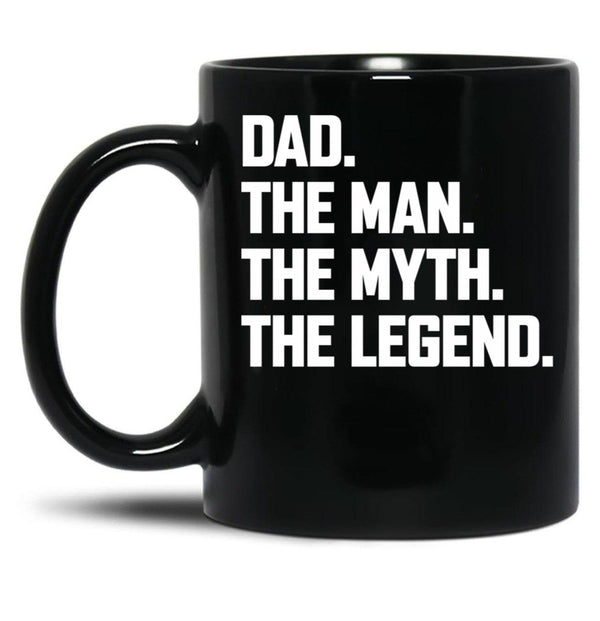 Father Black Coffee Mug, Gift Coffee Mug - Black