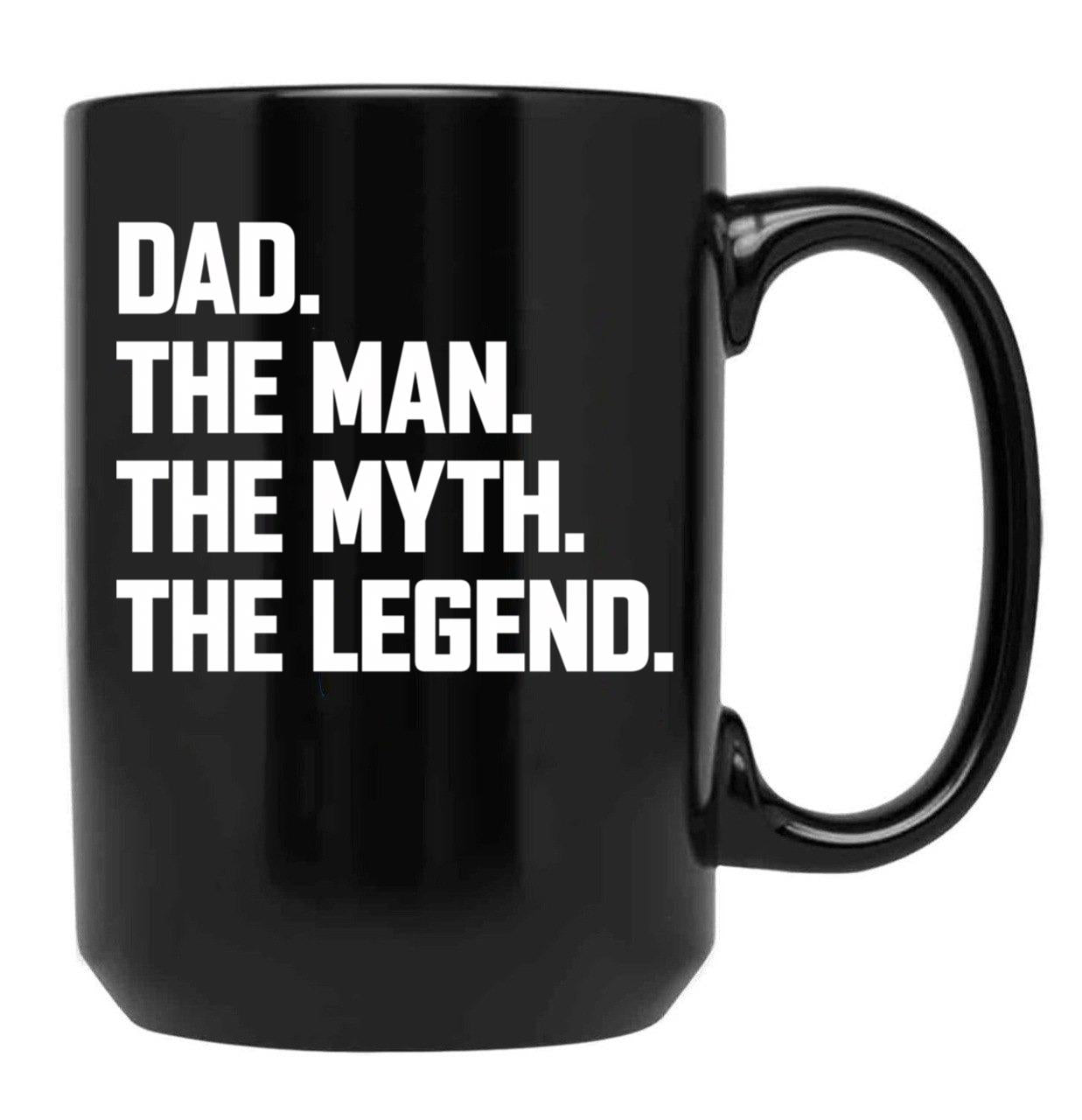Father Black Coffee Mug, Gift Coffee Mug