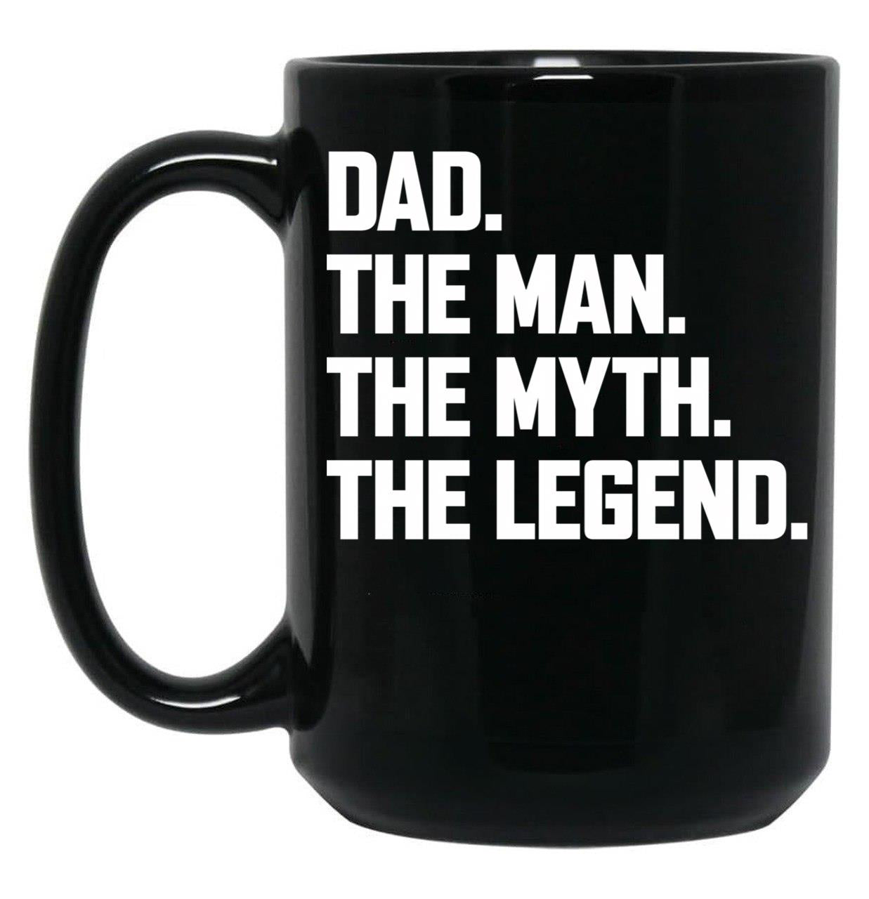 Father Black Coffee Mug, Gift Coffee Mug