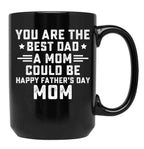 Fathers Day Single Mother Shirt Single Parent Funny Father'S Day Tee Single Mom Black Coffee Mug, Gift Coffee Mug