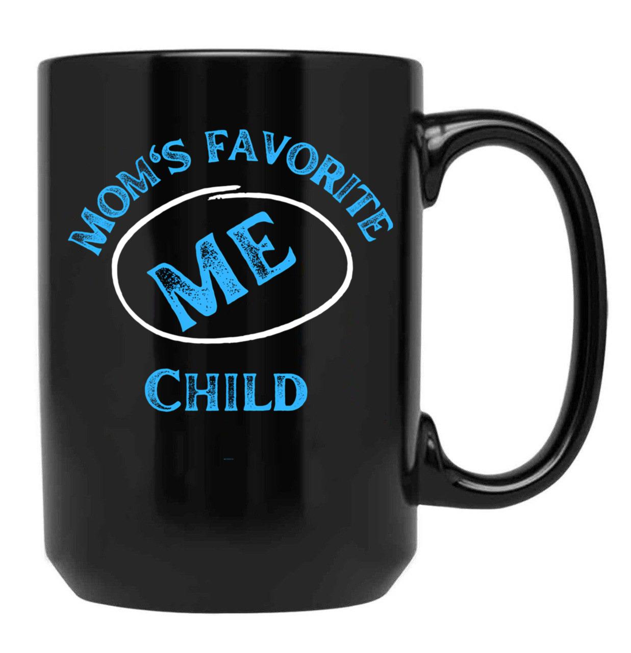 Favorite Child 3 Black Coffee Mug, Gift Coffee Mug