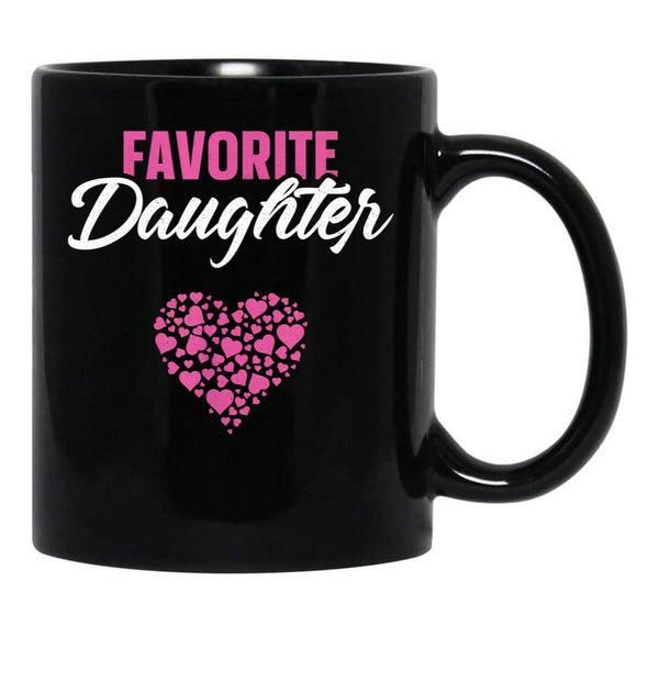 Favorite Daughter Mom Gifts Mother'S Day Gift Best Mom Ever Black Coffee Mug, Gift Coffee Mug - Black
