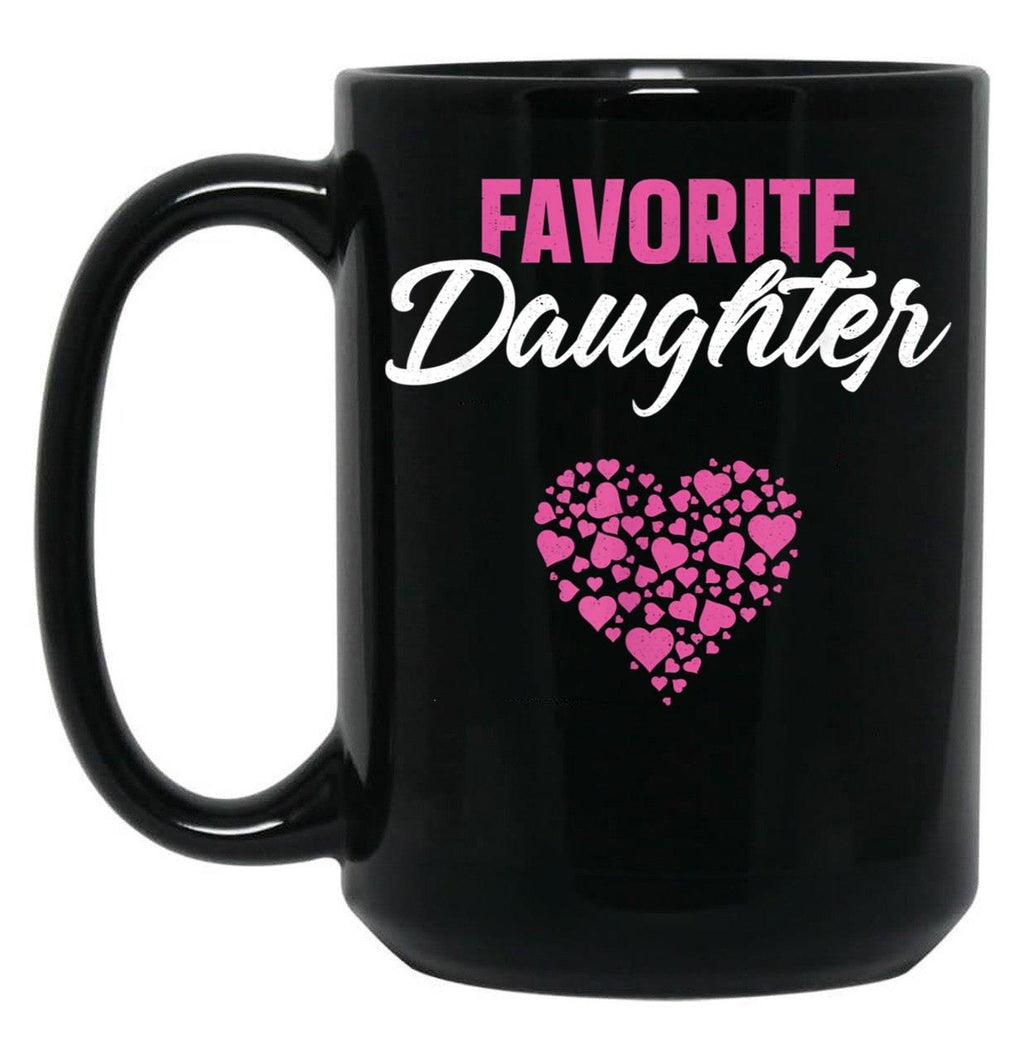 Favorite Daughter Mom Gifts Mother'S Day Gift Best Mom Ever Black Coffee Mug, Gift Coffee Mug