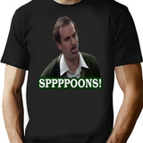 Fawlty Towers Sppppoons Premium Heavyweight Cotton T-Shirt - Black