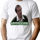 Fawlty Towers Sppppoons Premium Heavyweight Cotton T-Shirt - White