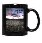 Fck Ya Mom Black Coffee Mug, Gift Coffee Mug - Black