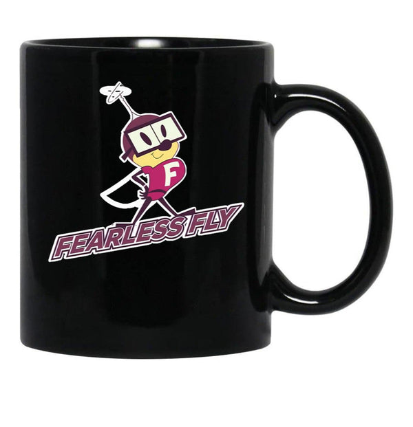 Fearless Fly Coffee Mug Black Coffee Mug, Gift Coffee Mug - Black