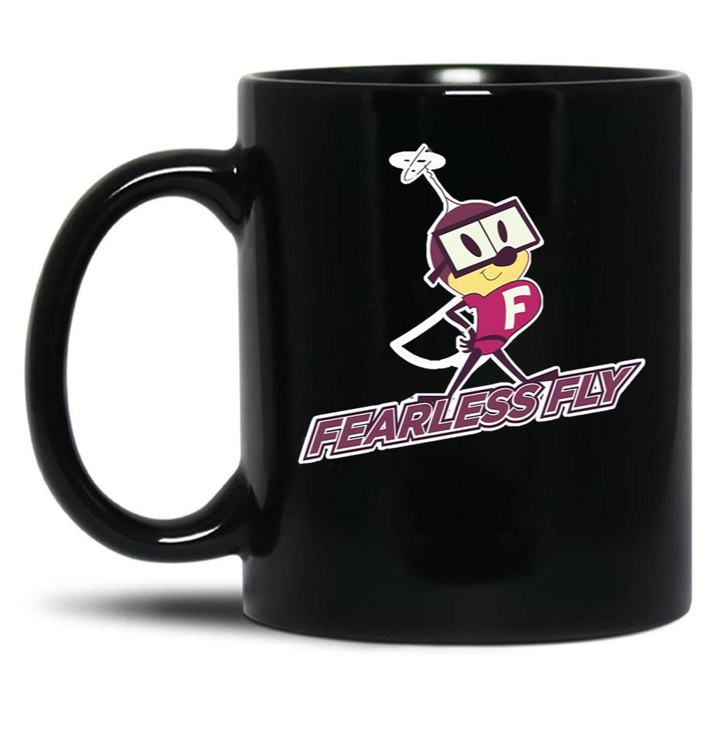 Fearless Fly Coffee Mug Black Coffee Mug, Gift Coffee Mug