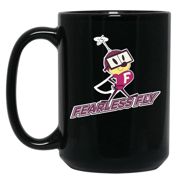 Fearless Fly Coffee Mug Black Coffee Mug, Gift Coffee Mug - Black
