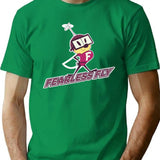 Fearless Fly Coffee Mug Premium Heavyweight Cotton T-Shirt - Green