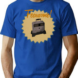 Fearsome T-Shirt for Men & Women, T-Shirts Graphic Tee - Blue