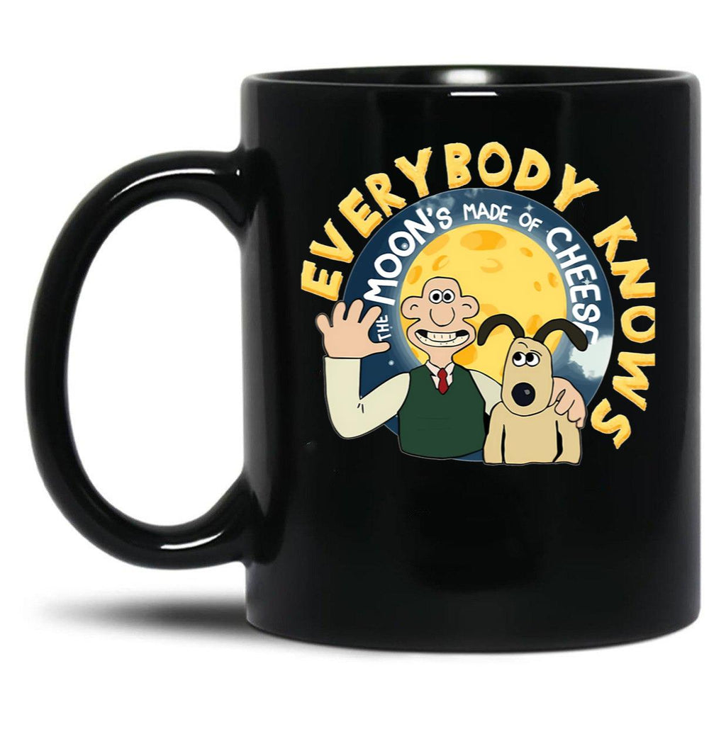 Feathers McGraw Black Coffee Mug, Gift Coffee Mug
