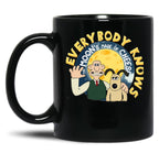 Feathers McGraw Black Coffee Mug, Gift Coffee Mug