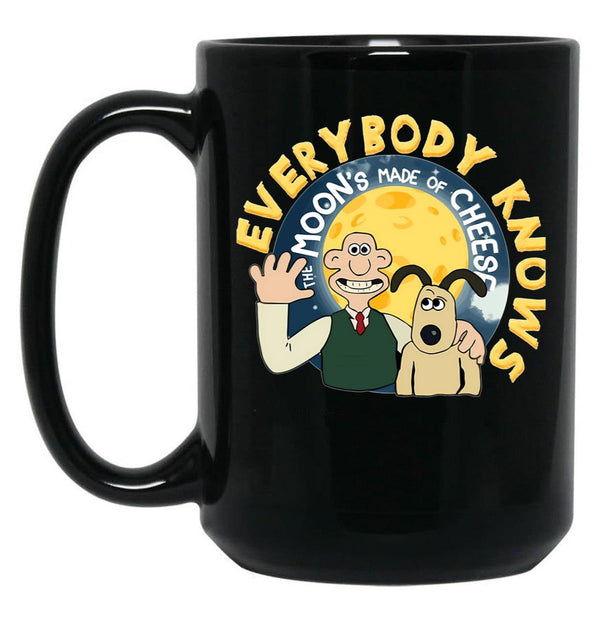 Feathers McGraw Black Coffee Mug, Gift Coffee Mug - Black