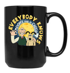 Feathers McGraw Black Coffee Mug, Gift Coffee Mug